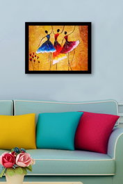 Wallity Cuadro decorativo enmarcado multicolor 41 x 56 cm
